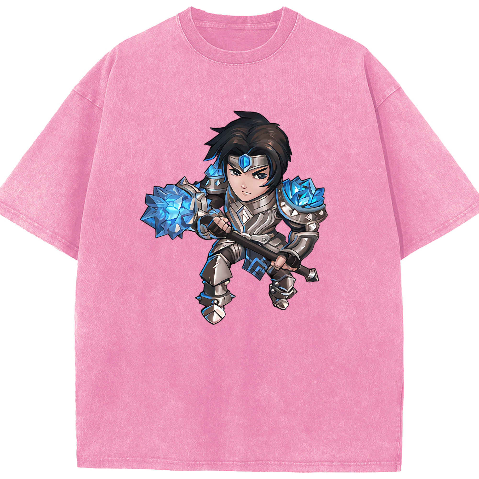 （画像用） リーグ・オブ・レジェンド League of Legends LOL 綿100% ヴィンテージ風 半袖Tシャツ（フロントプリント）